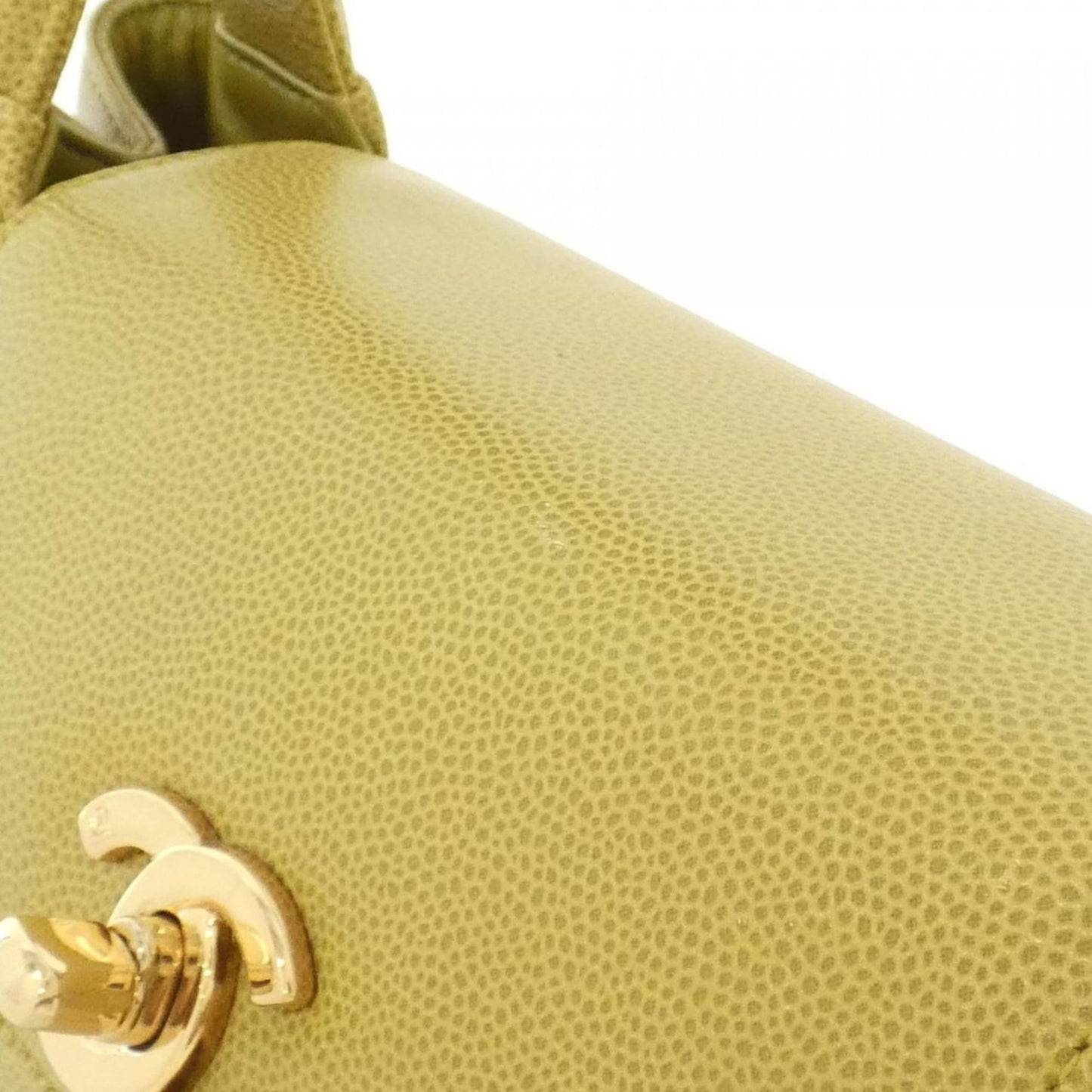 Chanel Calfskin Green Handbags