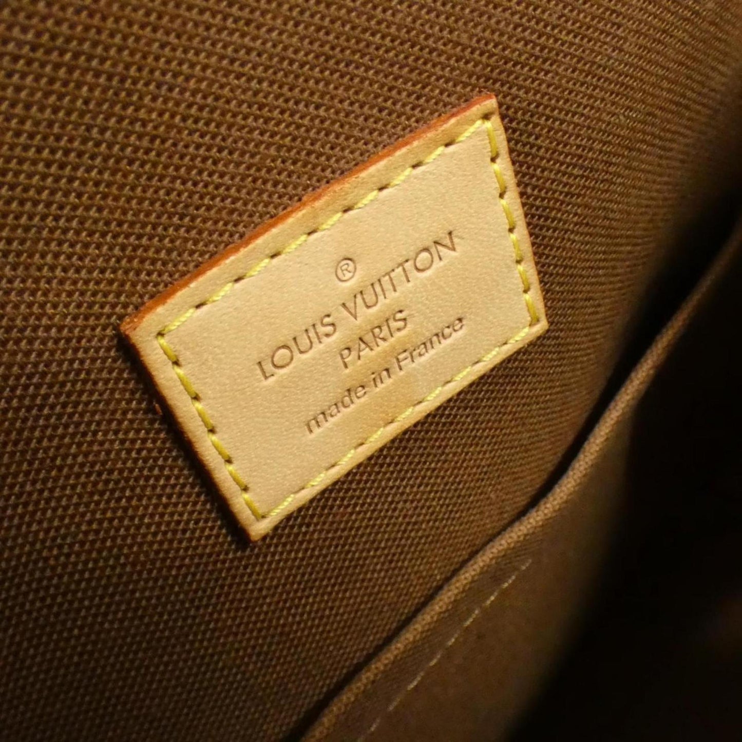 Louis Vuitton Coated Canvas Brown Handbags