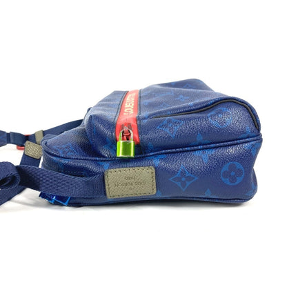 Louis Vuitton Monogram Canvas Blue Shoulder Bags