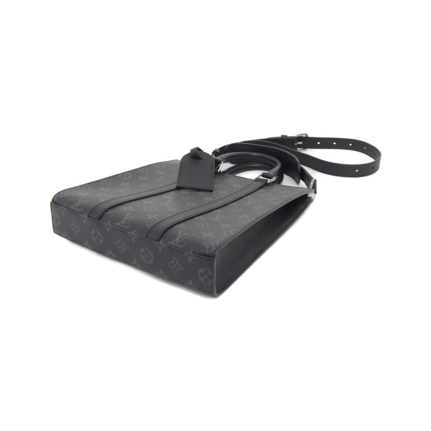 Louis Vuitton Coated Canvas Black Handbags