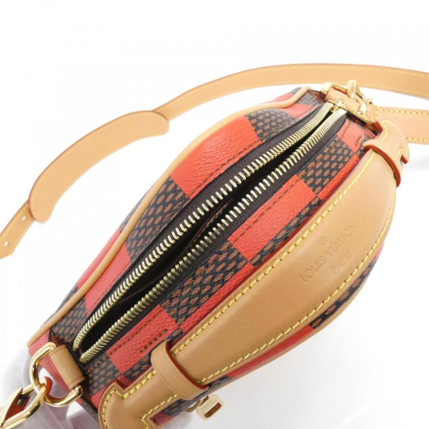Louis Vuitton Coated Canvas Brown Shoulder Bags