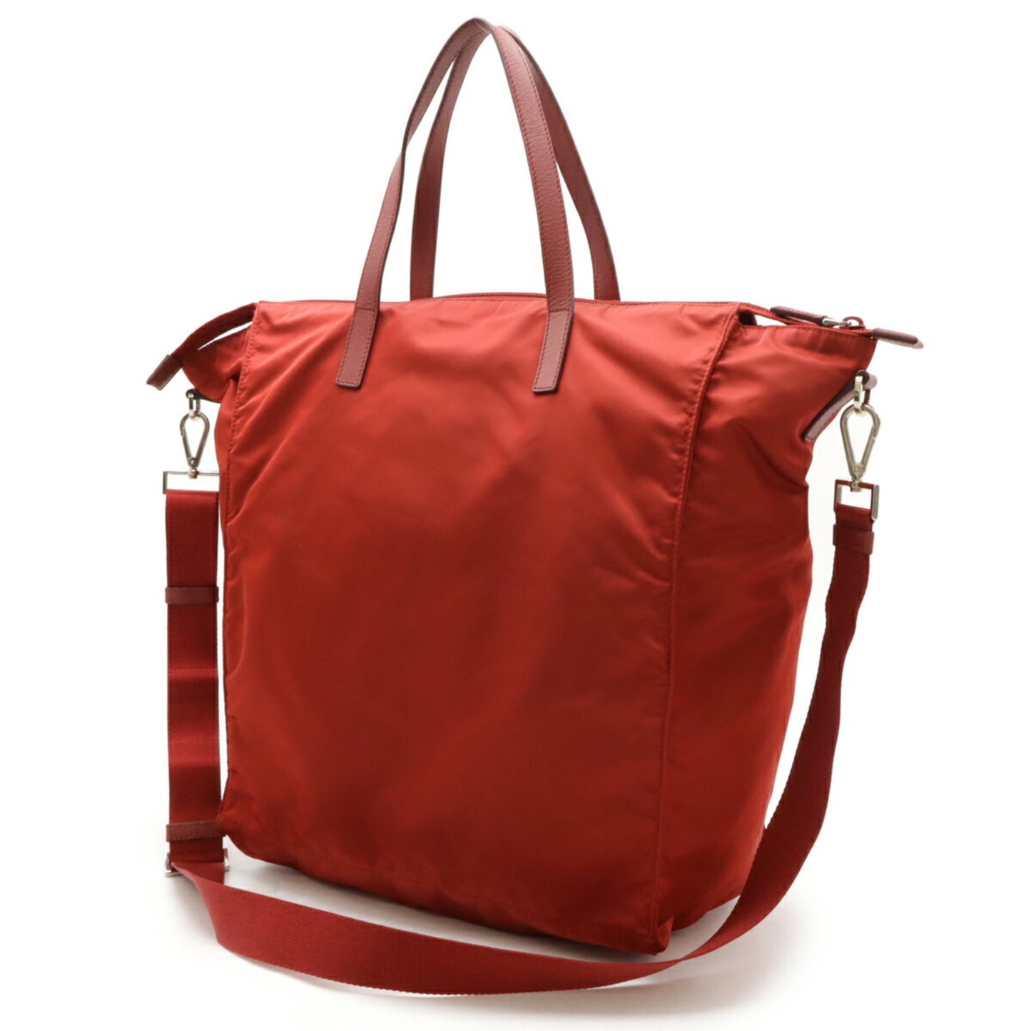 Prada Nylon Red Shoulder Bags