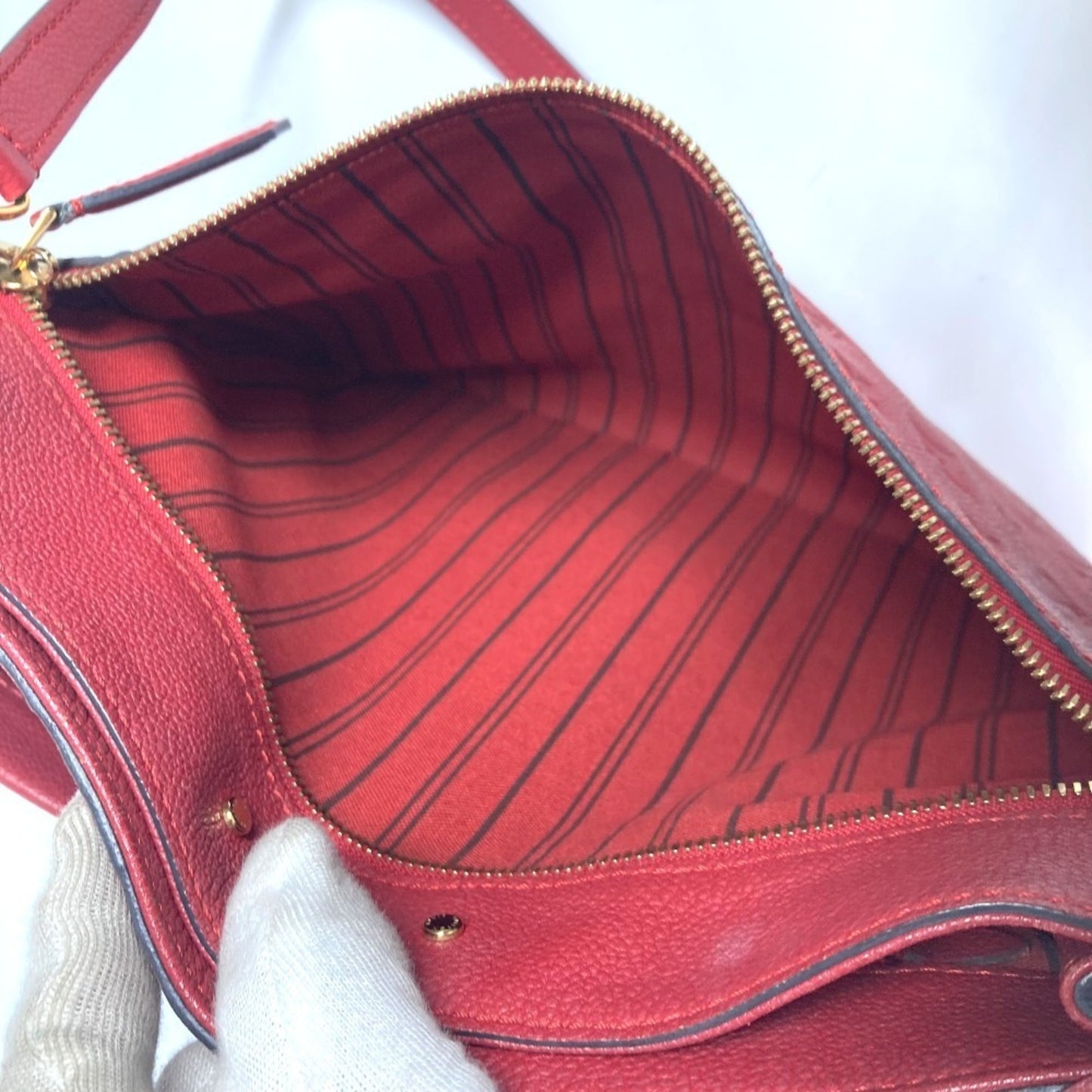 Louis Vuitton Empreinte Red Shoulder Bags