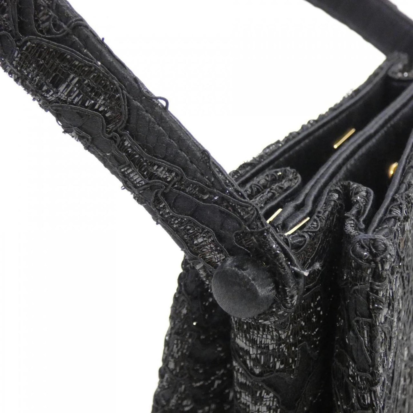 Chanel Satin Black Handbags