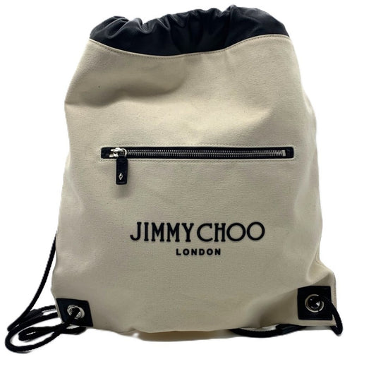 Jimmy Choo Canvas Black Backpacks
