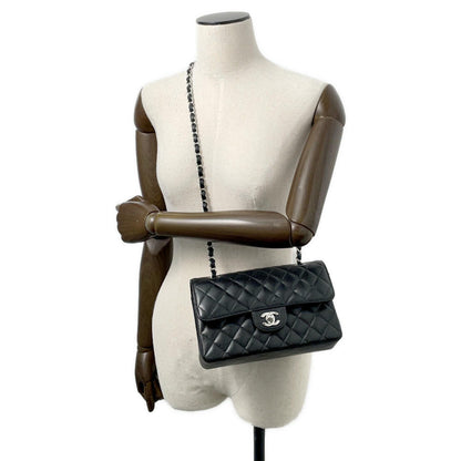Chanel Calfskin Black Shoulder Bags