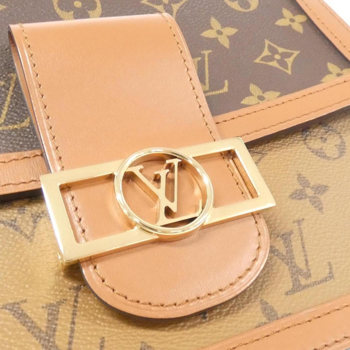 Louis Vuitton Coated Canvas Brown Shoulder Bags