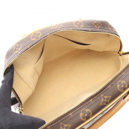 Louis Vuitton Coated Canvas Brown Handbags