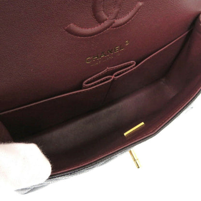 Chanel Calfskin Black Shoulder Bags