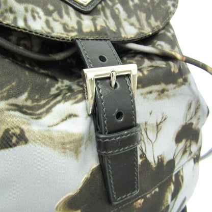 Prada Nylon Gray Backpacks