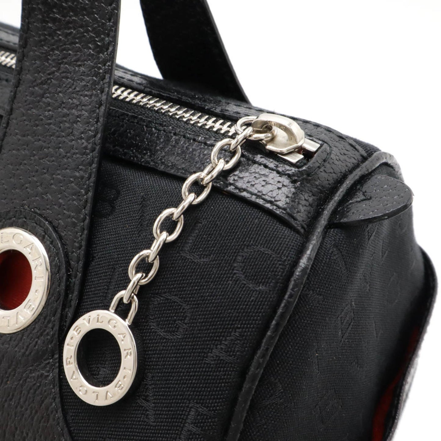 Bvlgari Canvas Black Handbags