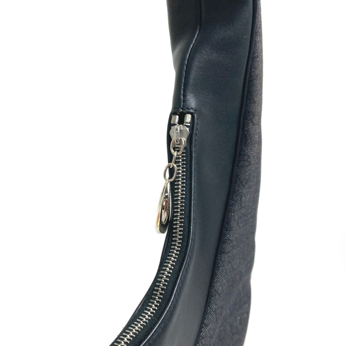 Bvlgari Canvas Black Shoulder Bags