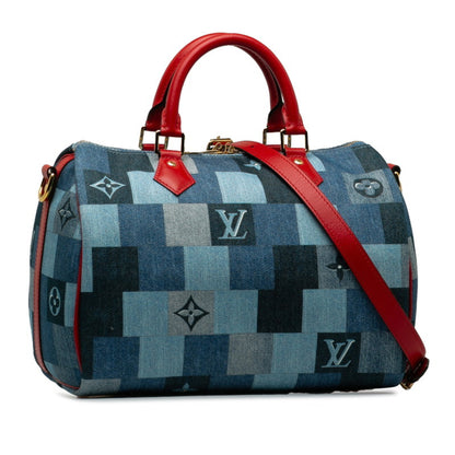 Louis Vuitton Denim Blue Handbags