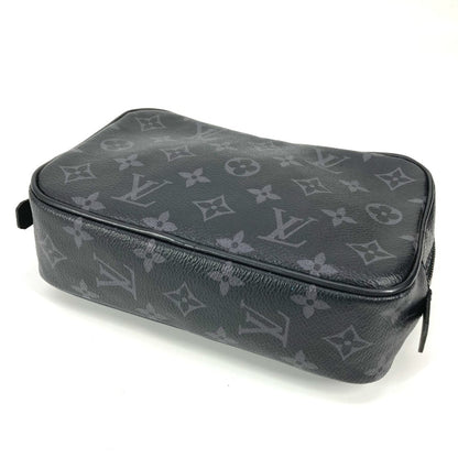 Louis Vuitton Monogram Canvas Black Clutch Bags