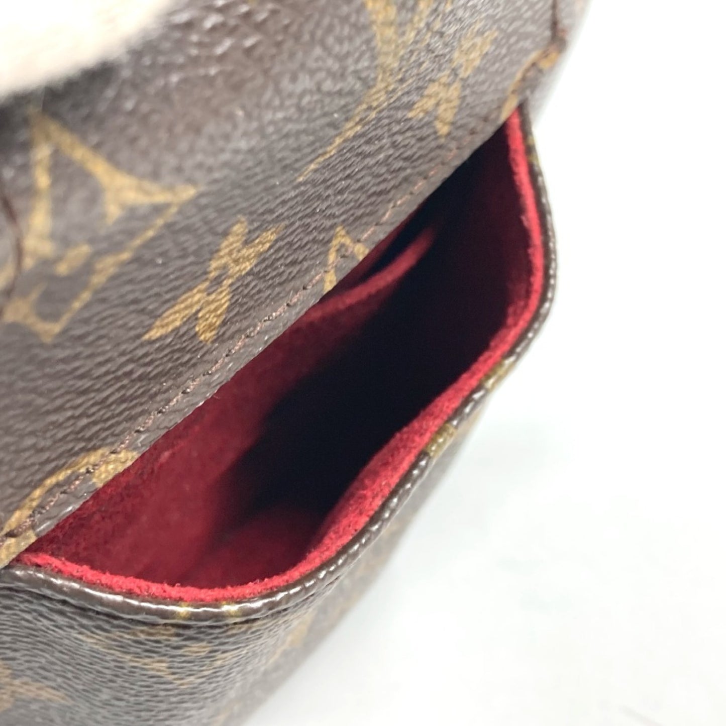 Louis Vuitton Monogram Canvas Brown Clutch Bags