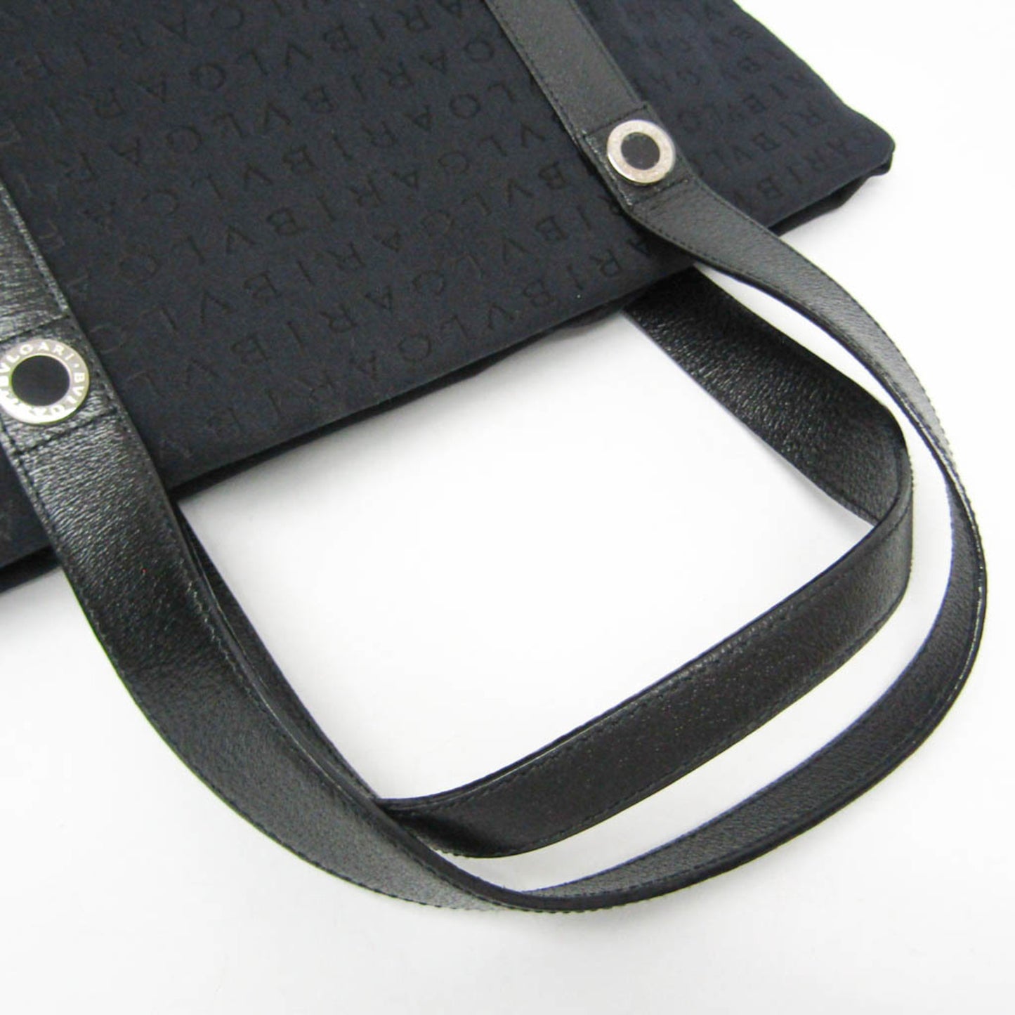 Bvlgari Canvas Black Handbags