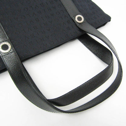 Bvlgari Canvas Black Handbags