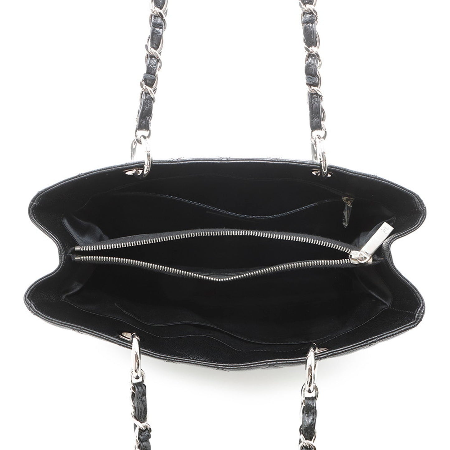 Chanel Calfskin Black Shoulder Bags