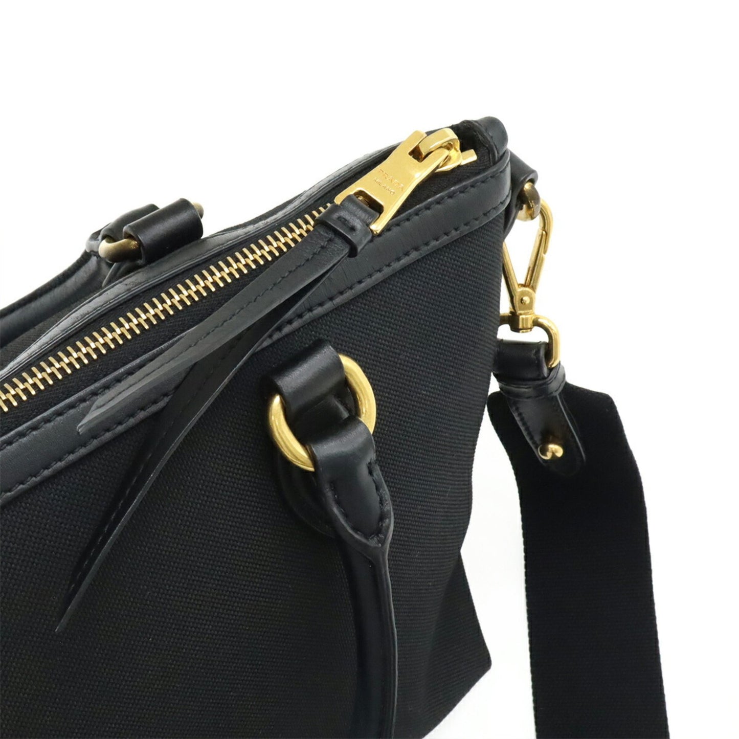 Prada Canvas Black Handbags
