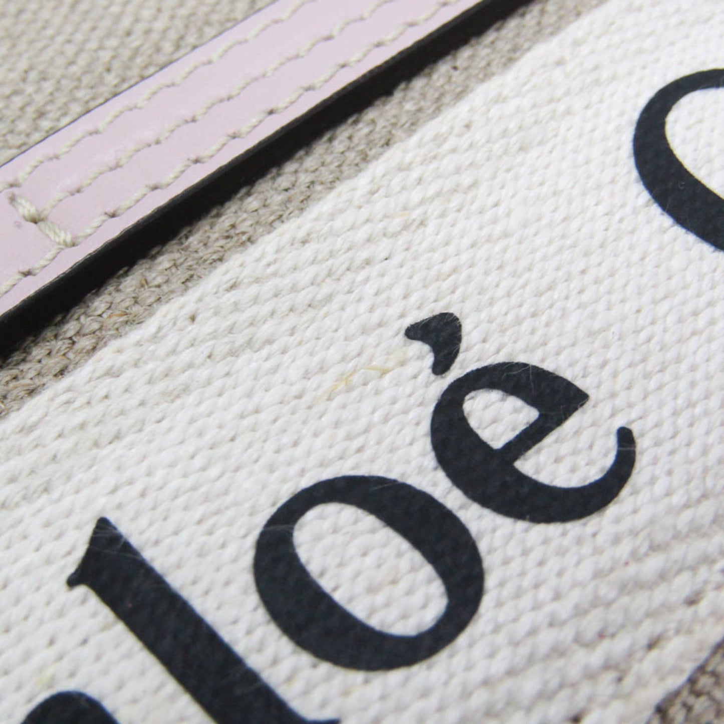 Chloé Canvas Gray Shoulder Bags