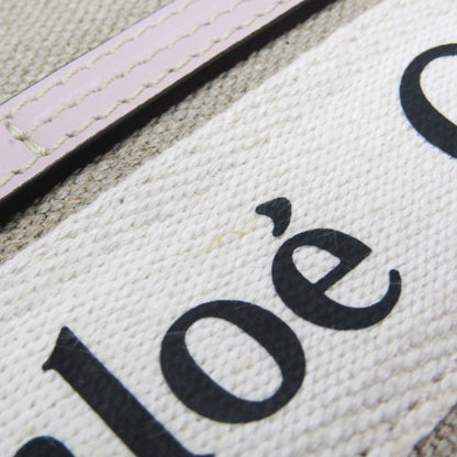 Chloé Canvas Gray Shoulder Bags