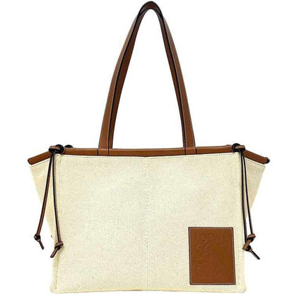 Loewe Canvas Brown Tote Bags