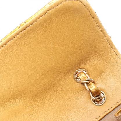 Chanel Patent Gold Shoulder Bags