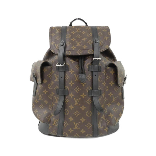 Louis Vuitton Coated Canvas Brown Backpacks