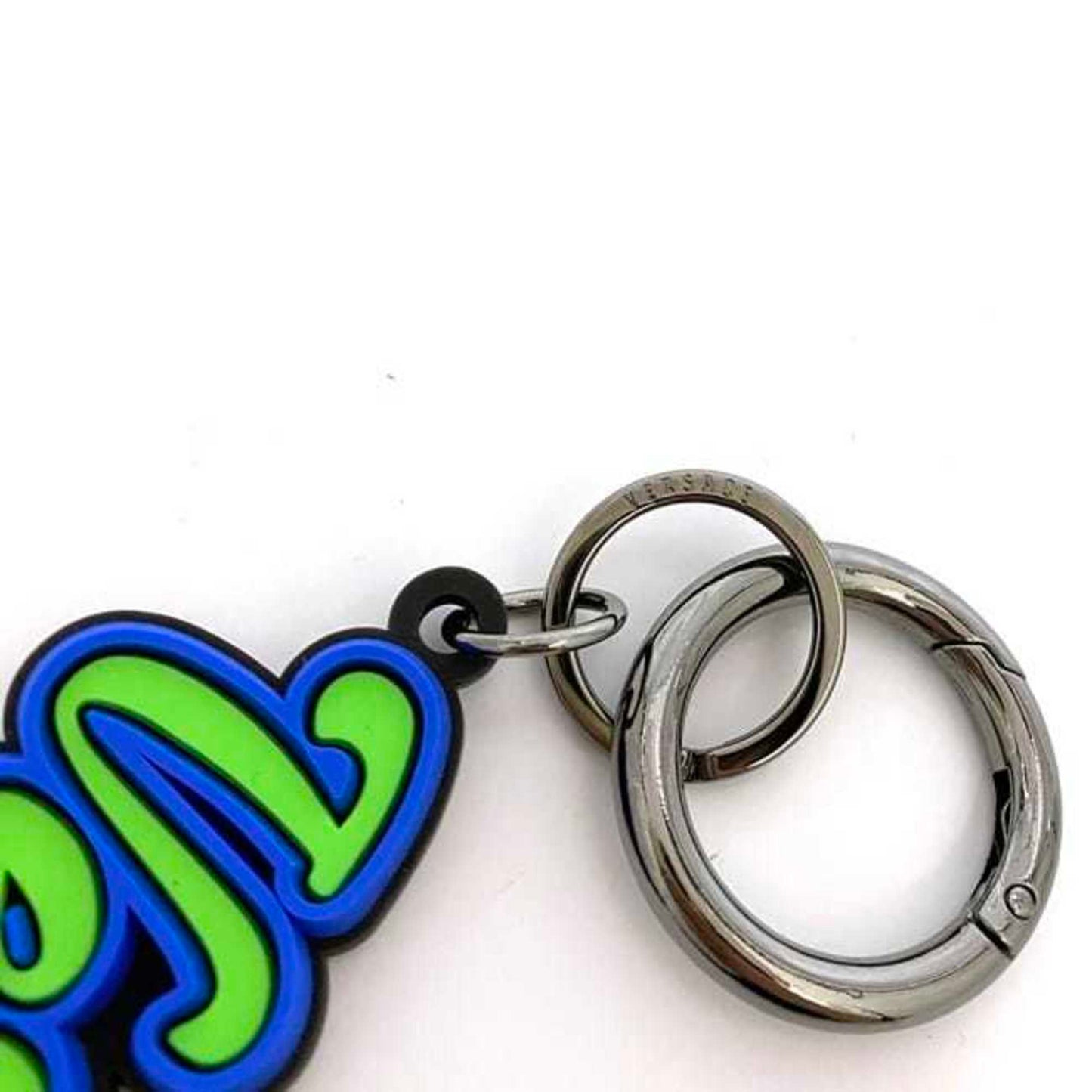 Versace Other Metal Blue Key Rings
