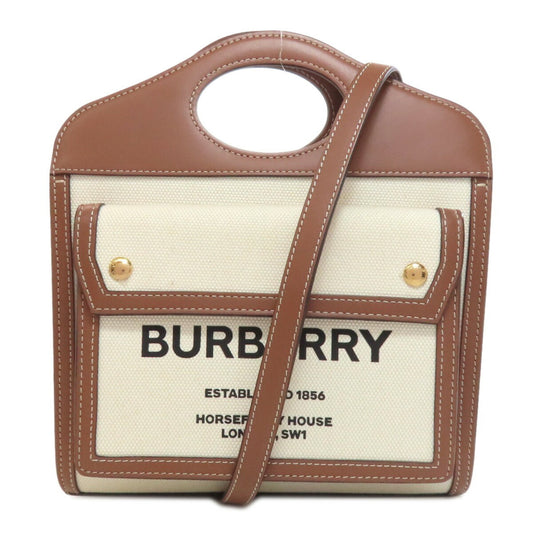 Burberry Canvas Brown Handbags