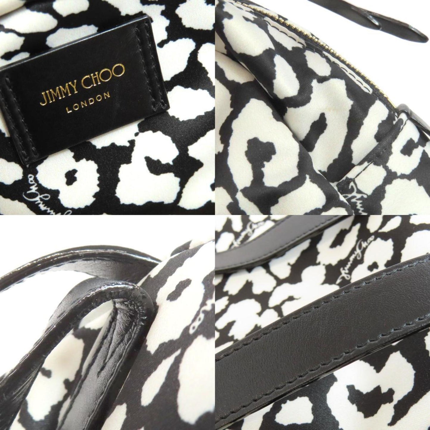 Jimmy Choo Nylon Black Backpacks