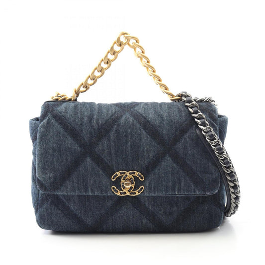 Chanel Denim Blue Shoulder Bags