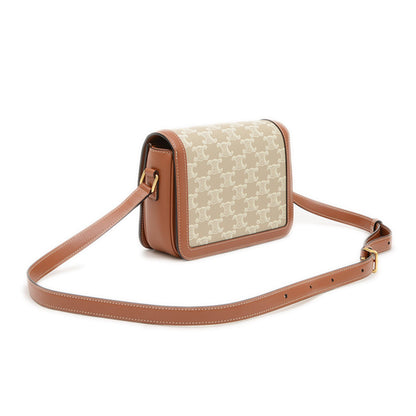 Celine Canvas Gray Shoulder Bags