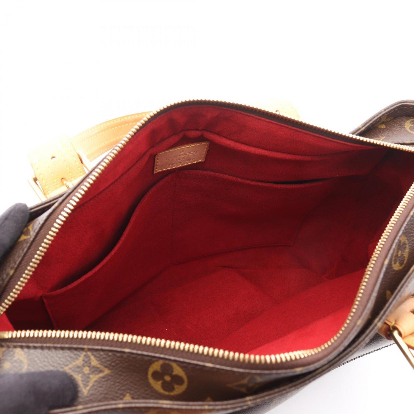 Louis Vuitton Coated Canvas Brown Handbags