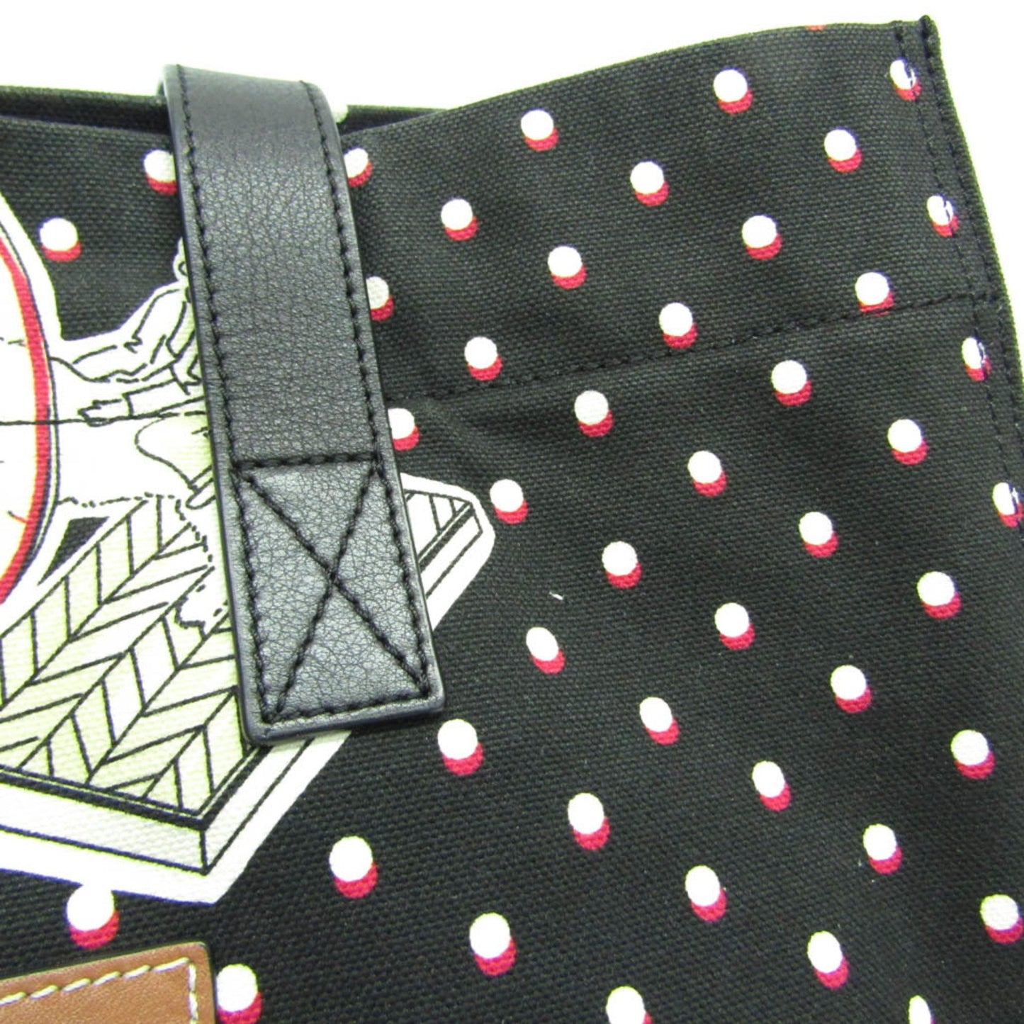 Loewe Canvas Black Tote Bags