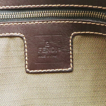 Fendi Canvas Brown Shoulder Bags