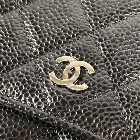Chanel Calfskin Black Shoulder Bags