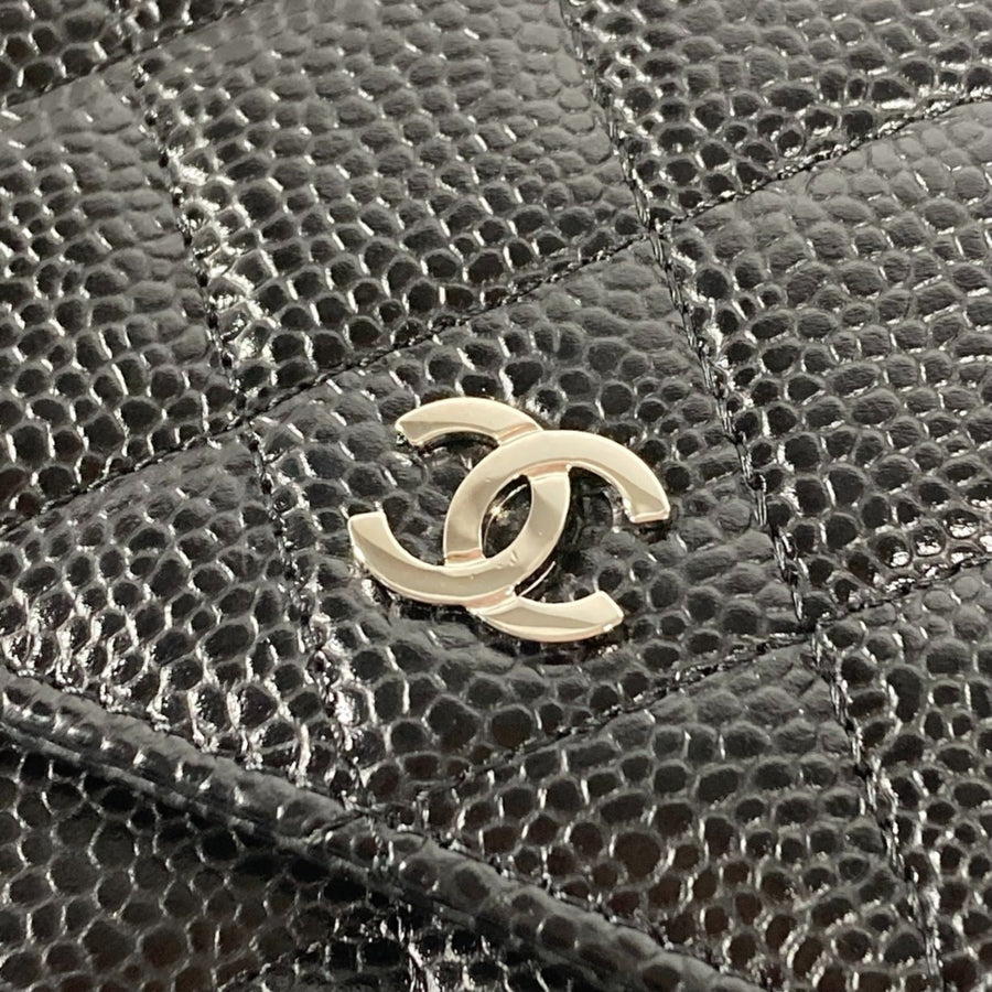 Chanel Calfskin Black Shoulder Bags