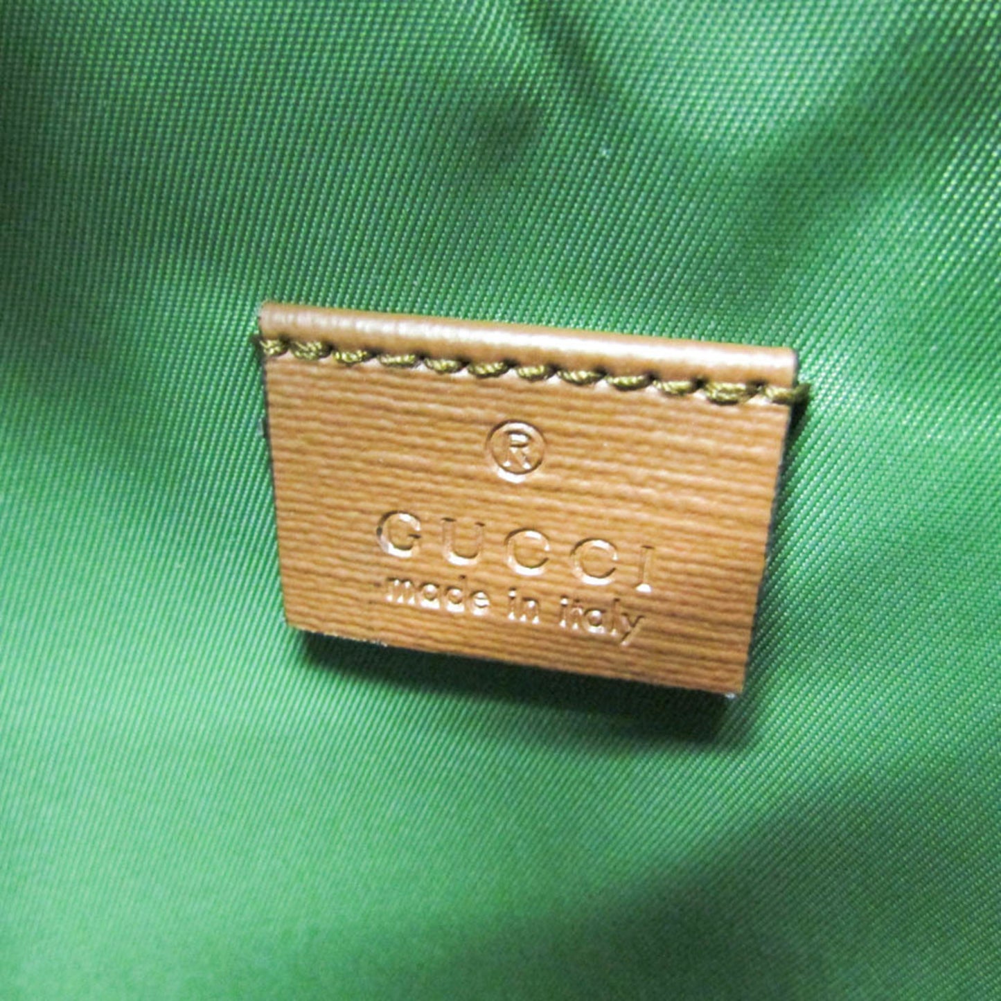 Gucci Pvc Green Backpacks