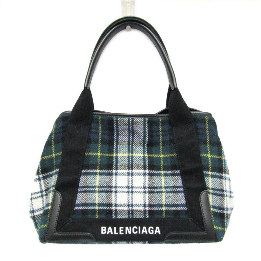 Balenciaga Wool Black Handbags
