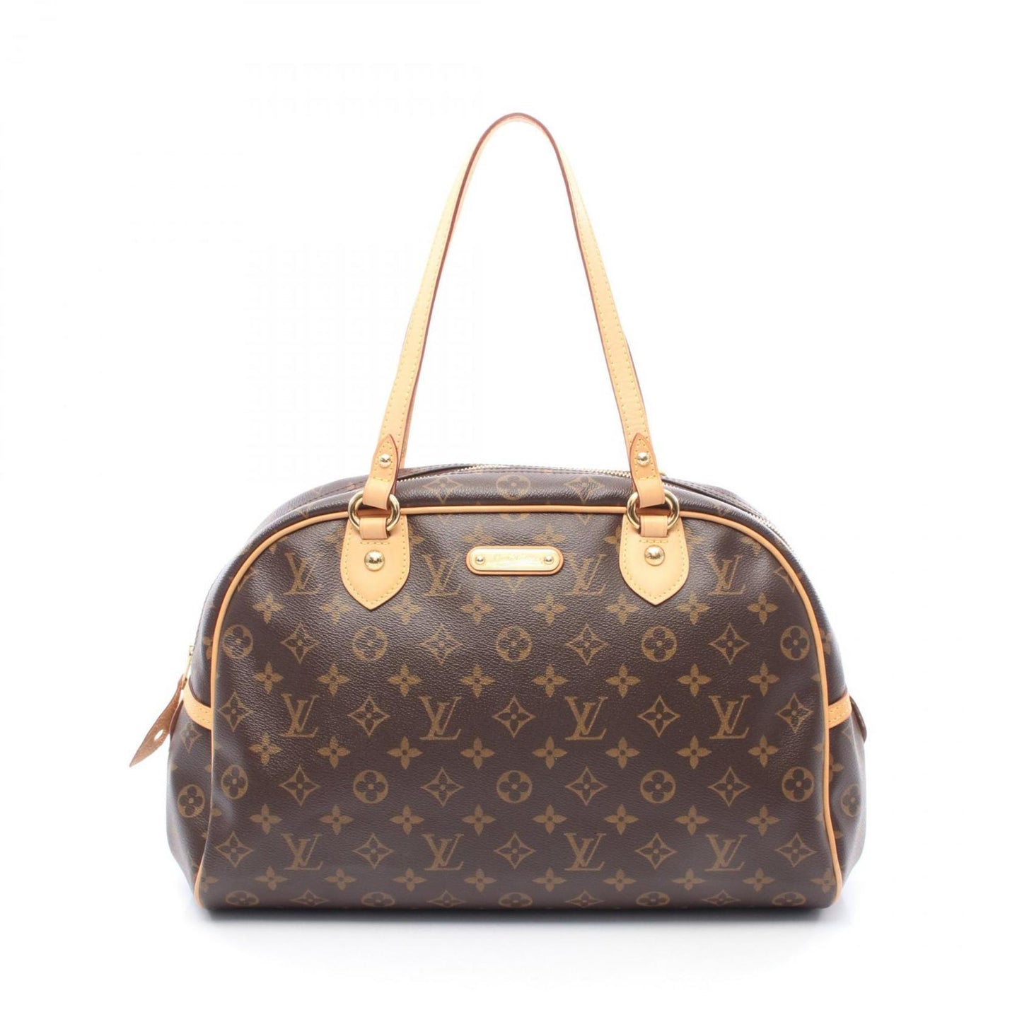 Louis Vuitton Coated Canvas Brown Shoulder Bags