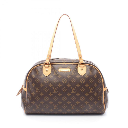 Louis Vuitton Coated Canvas Brown Shoulder Bags