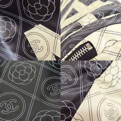 Chanel Coated Canvas Black Travel Bags