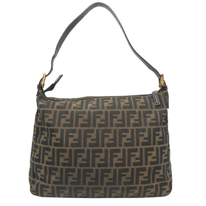 Fendi Canvas Brown Shoulder Bags