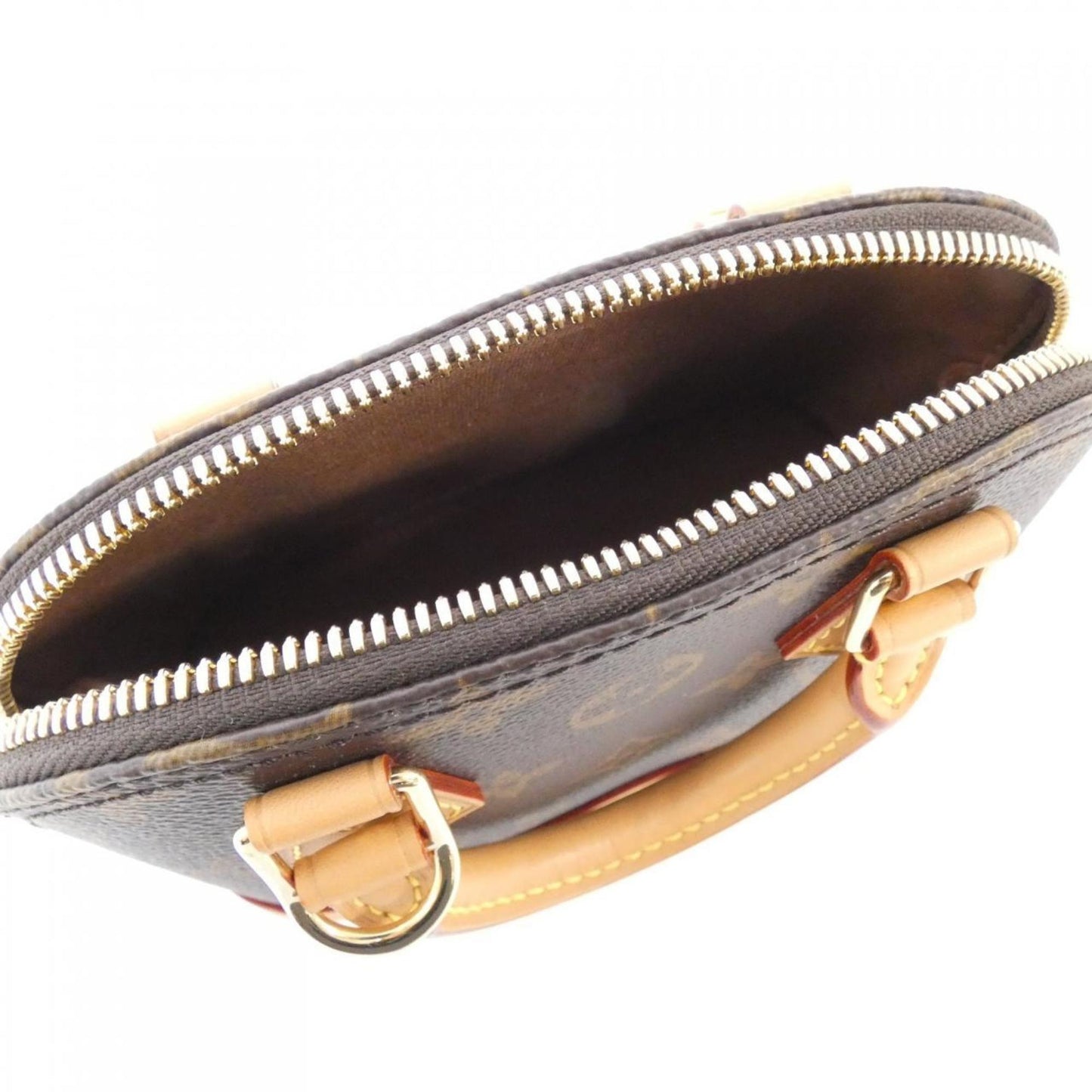 Louis Vuitton Coated Canvas Brown Handbags