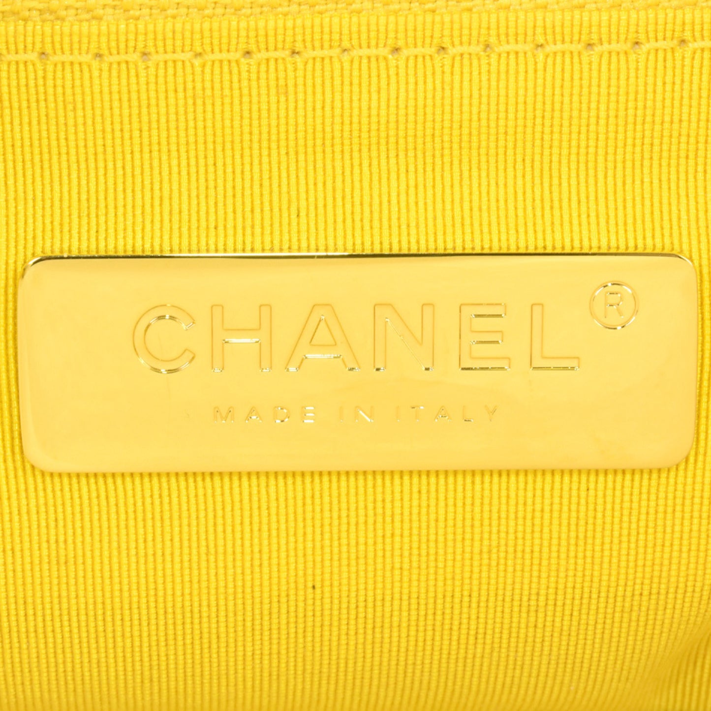 Chanel Canvas Yellow Shoulder Bags