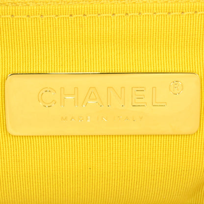 Chanel Canvas Yellow Shoulder Bags