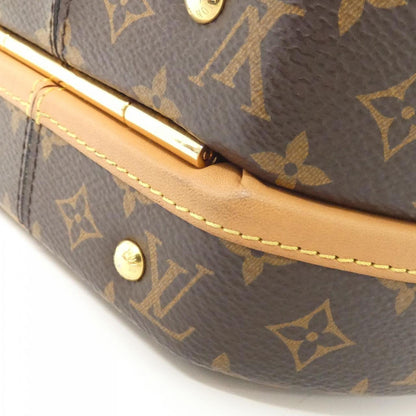 Louis Vuitton Coated Canvas Brown Handbags