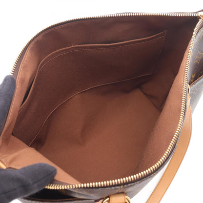 Louis Vuitton Coated Canvas Brown Tote Bags
