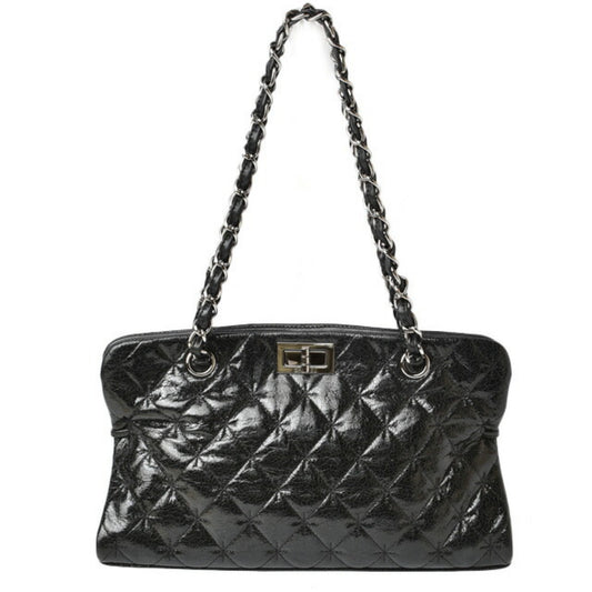 Chanel Patent Black Tote Bags